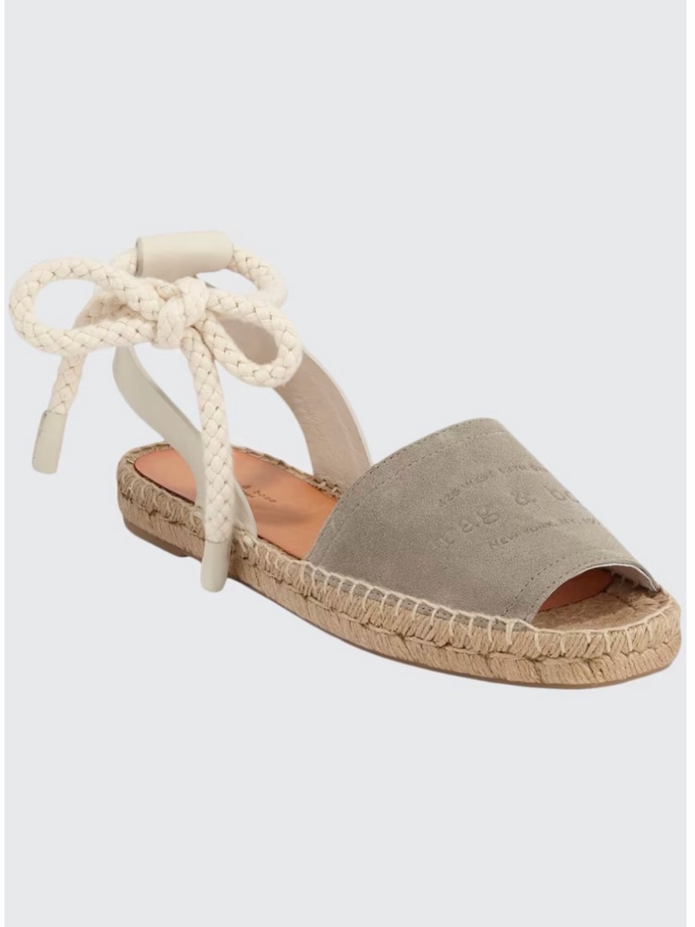 RAG & BONE
Estelle Suede Ankle-Tie Espadrilles